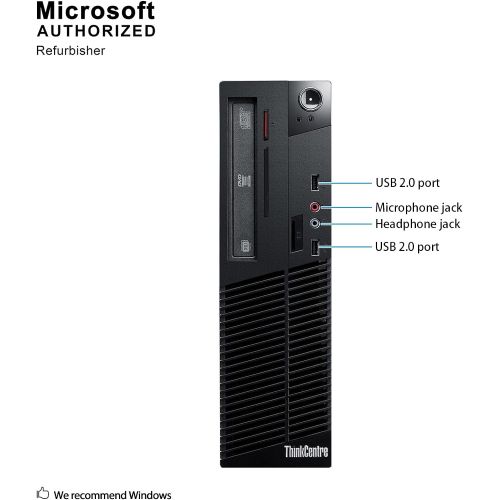  Amazon Renewed Lenovo ThinkCentre M73 Small Form Business High Performance Desktop Computer PC (Intel Core i3-4130 3.4G,8G RAM DDR3,500GB HDD,DVD-ROM,WIFI, Windows 10 Professional) (Renewed)