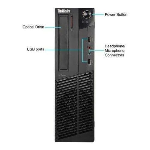  Amazon Renewed LENOVO THINKCENTRE M82 SFF Small Form Factor High Performance Desktop Computer, Intel Quad Core i7-3770 3.4GHz, 8GB DDR3 RAM, 1TB HDD, DVD, VGA, Windows 10 Professional (Renewed)