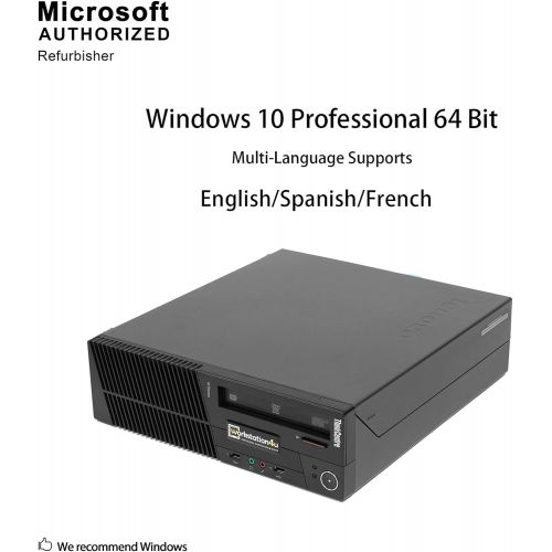  Amazon Renewed lenovo ThinkCentre M92p High Performance Small Factor Form Business Desktop Computer, Intel Core i5-3470 3.2GHz, 8GB DDR3 RAM, 500GB HDD, DVD, Windows 10 Professional (Renewed)