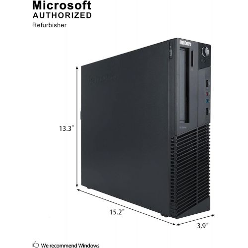  Amazon Renewed lenovo ThinkCentre M92p High Performance Small Factor Form Business Desktop Computer, Intel Core i5-3470 3.2GHz, 8GB DDR3 RAM, 500GB HDD, DVD, Windows 10 Professional (Renewed)