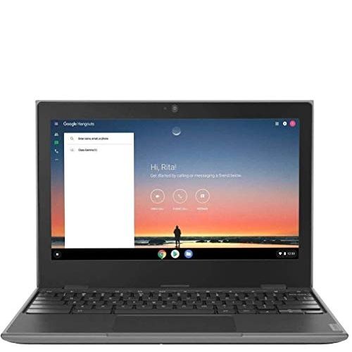  Amazon Renewed 2020 Lenovo 100e 2nd Gen 11.6 Anti-Glare HD Business, Student Chromebook Laptop, Quad-Core MT8173C CPU, 4GB RAM, 32GB eMMC+128GB IST SD Card, Type C, WiFi AC, Webcam, Chrome OS (Re