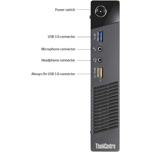  Amazon Renewed Lenovo ThinkCentre M83 Tiny Desktop PC Computer Package, Intel Quad Core i5-4590T, 8G, 256G SSD, USB 3.0, VGA, DP, 20 Inch LCD Monitor(Brands May Vary), Keyboard, Mouse, Win 10 Pro