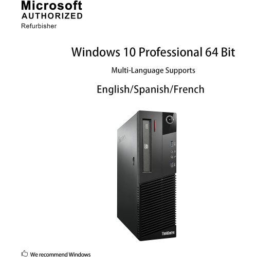  Amazon Renewed Lenovo ThinkCentre M93P Small Form Business High Performance Desktop Computer PC - Intel Core I5-4570 3.2Ghz - 8GB RAM - 500 GB HDD - DVD-RW - Windows 10 Professional (Renewed)