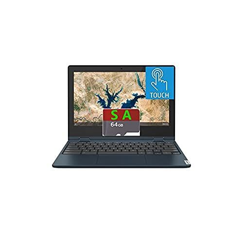  Amazon Renewed Lenovo Chromebook C340 Laptop, 11.6 HD (1366 X 768) Touchscreen Display, Intel Celeron N4000 Processor, 4GB LPDDR4 RAM, 96GB Storage(32GB eMMC+64GB SA Flash Card), Chrome OS, Abyss