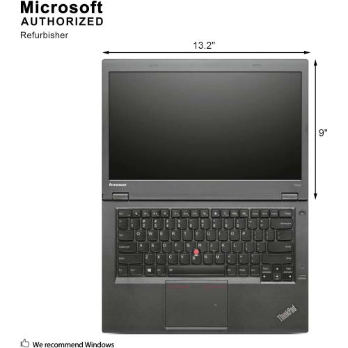  Amazon Renewed Lenovo ThinkPad T440P 14 Laptop Computer Intel i5-4300M up to 3.3GHz 8GB RAM 128GB SSD Windows 10 Professional (Renewed)