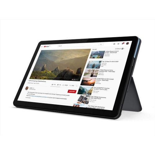  Amazon Renewed Lenovo IdeaPad Duet 10.1 inches FHD (1920 x 1200) Touchscreen 2-in-1 Chromebook, MediaTek Helio P60T, 4GB RAM, 64GB eMMC, Chrome OS, Ice Blue + Iron Grey (Renewed)