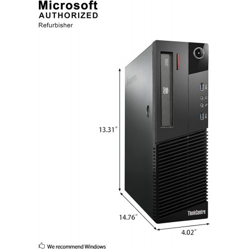  Amazon Renewed lenovo ThinkCentre M93P Small Form Business High Performance Desktop Computer PC - Intel Core I5-4570 3.2G,8G RAM DDR3,240G SSD,DVD-ROM,WIFI, Windows 10 Professional) (Renewed)