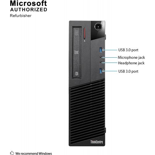  Amazon Renewed lenovo ThinkCentre M93P Small Form Business High Performance Desktop Computer PC - Intel Core I5-4570 3.2G,8G RAM DDR3,240G SSD,DVD-ROM,WIFI, Windows 10 Professional) (Renewed)