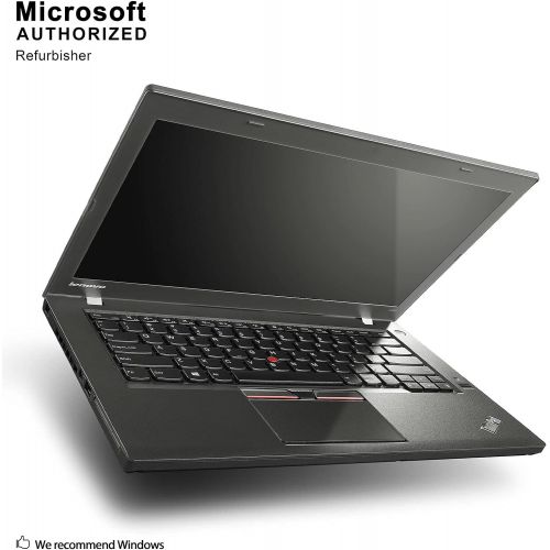  Amazon Renewed Lenovo ThinkPad T450 14in HD Business Laptop Computer, Intel Dual-Core i5-5300U Up to 2.9GHz, 8GB RAM, 256GB SSD, HDMI, 802.11ac WiFi, Bluetooth, Windows 10 Professional (Renewed)