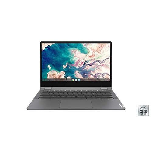  Amazon Renewed Lenovo Chromebook Flex 5 13 Laptop, FHD (1920 x 1080) Touch Display i3-10110U Processor, 4GB DDR4 OnBoard RAM, 64GB SSD, Intel Integrated Graphics, Chrome OS, 82B80006UX Graphite G