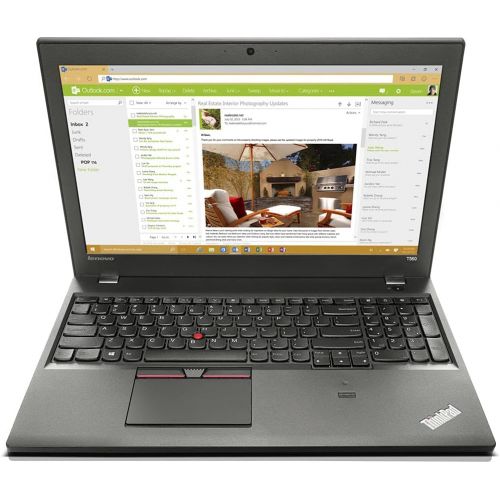  Amazon Renewed Lenovo ThinkPad T560 Notebook Laptop 15.6 FHD Display / Intel Core i5-6300U 2.4Ghz / 8GB RAM / 256GB SSD / Windows 10 Pro / Black (Renewed)