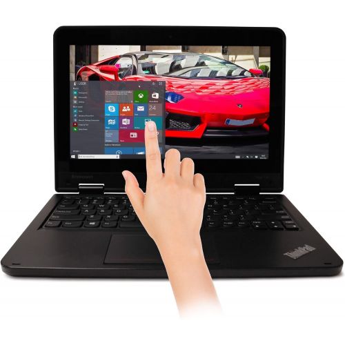  Amazon Renewed Lenovo Thinkpad Yoga 11e Laptop 11.6 Touchscreen PC Intel Quad Core Processor 128GB Solid State Drive 4GB DDR3 RAM, HD Webcam, LED, HDMI, Bluetooth, Windows 10 Home (Renewed)