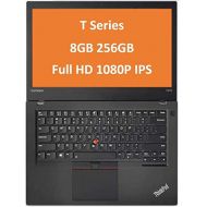 Amazon Renewed Lenovo ThinkPad T470 14-inch IPS Full HD FHD (1920x1080) Business Laptop (Intel Core i5-6300U, 8GB DDR4 RAM, 256GB PCIe NVMe M.2 SS Thunderbolt 3, Type-C, HDMI RJ-45, Windows 10 Pr