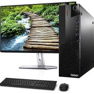 Amazon Renewed Lenovo M93P SFF Computer Desktop PC, Intel Core i5 3.2GHz Processor, 16GB Ram, 128GB M.2 SSD, 2TB HDD, Wireless Keyboard & Mouse, WiFi Bluetooth, New 23.8 FHD LED Monitor, Win 10 P