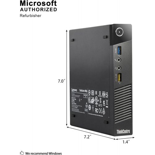  Amazon Renewed Lenovo ThinkCentre M93P Tiny Mini Business Desktop Computer, Intel Dual-Core i7-4770S Processor up to 3.60 GHz, 16GB RAM, 512GB SSD, WiFi, Windows 10 Pro (Renewed)