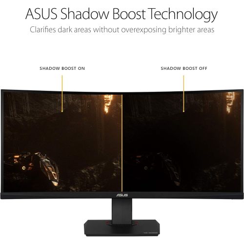  Amazon Renewed Asus TUF Gaming VG35VQ 35” Curved HDR Monitor 100Hz Uwqhd (3440 X 1440) 1ms FreeSync Eye Care DisplayPort HDMI USB HDR10 (Renewed)