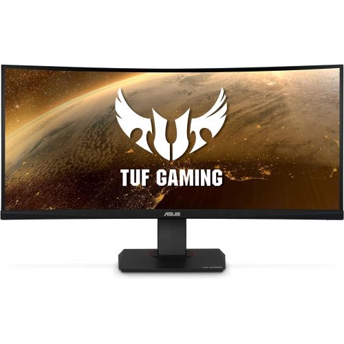  Amazon Renewed Asus TUF Gaming VG35VQ 35” Curved HDR Monitor 100Hz Uwqhd (3440 X 1440) 1ms FreeSync Eye Care DisplayPort HDMI USB HDR10 (Renewed)