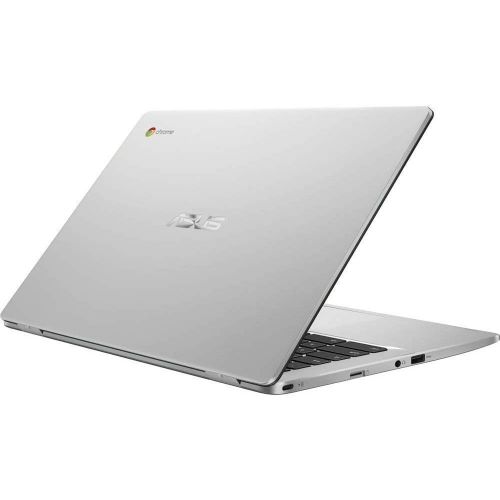  Amazon Renewed Asus C423NA Chromebook 14 Full HD FHD(1920x1080) Laptop (Intel Dual Core Celeron Processor N3350, 4GB DDR4 RAM, 32GB eMMC) Webcam, WiFi, Bluetooth, Type C, Google Chrome OS Silve