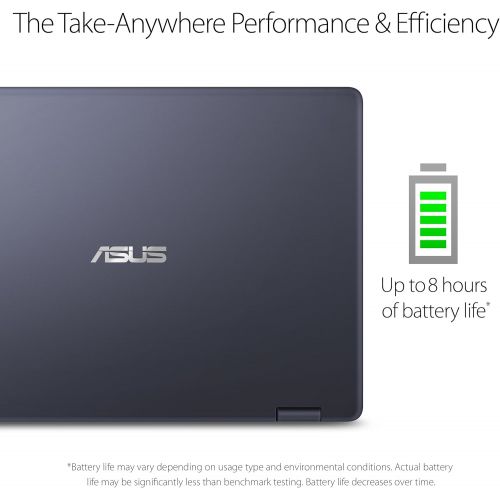  Amazon Renewed Asus VivoBook Flip Thin and Light 2 in 1 Laptop 11.6 inch HD Touchscreen, Intel Dual Core Celeron N3350 Processor, 4GB RAM, 64GB eMMC Storage, Windows 10 in S Mode, Office 365