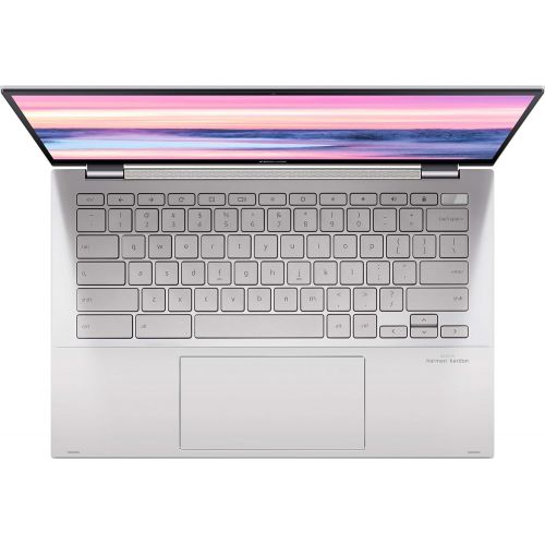  Amazon Renewed ASUS Chromebook Flip C436 2 in 1 Laptop, 14 Touchscreen FHD NanoEdge, Intel Core i3 10110U, 128GB PCIe SSD, Fingerprint, Backlit Keyboard, Wi Fi 6, Silver, C436FA DS388T (Renewed)