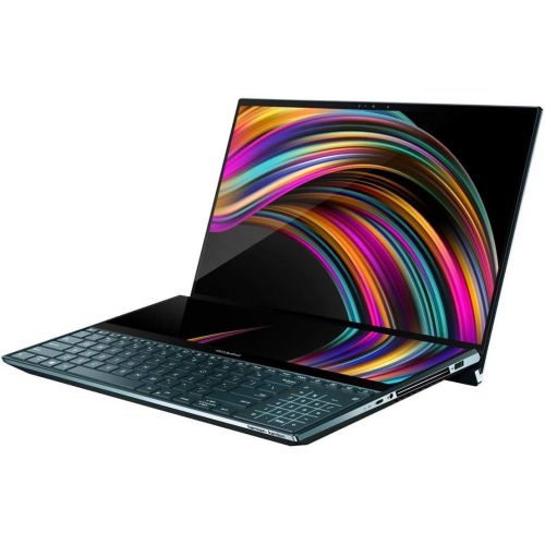  Amazon Renewed ASUS ZenBook Pro Duo Gaming and Business Laptop (Intel i9 9980HK 8 Core, 32GB RAM, 2TB m.2 SATA SSD, NVIDIA RTX 2060, 15.6 Touch 4K UHD (3840x2160), WiFi, Bluetooth, Webcam, Win 10