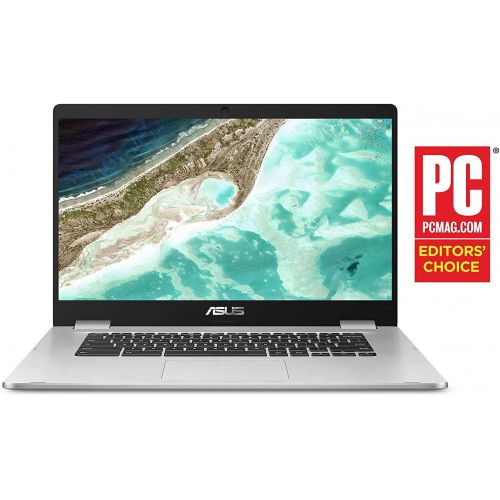  Amazon Renewed Asus C423NA Chromebook 14 HD Laptop (Intel Dual Core Celeron Processor N3350, 4GB DDR4 RAM, 64GB SSD) Webcam, WiFi, Bluetooth, Type C, Google Chrome OS Silver (Renewed)