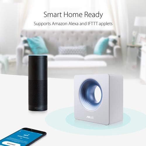  Amazon Renewed Asus Blue Cave AC2600 Dual Band Wireless Router for Smart Homes, Featuring Intel Wifi Technology and Aiprotection Network Security Powered by Trend Micro (Renewed)