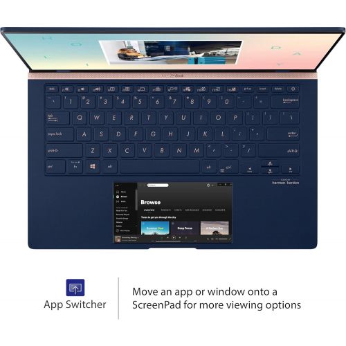  Amazon Renewed Asus ZenBook 14 Ultra Slim Laptop 14 Full HD NanoEdge Bezel, Intel Core i7 1065G7, 8GB RAM, 512GB PCIe SSD, NumberPad, Thunderbolt 3, Windows 10 Home, Pine Grey, UX425JA EB71 (Rene