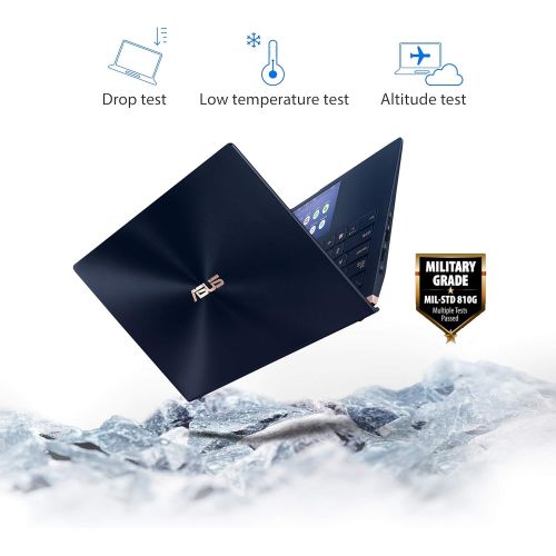  Amazon Renewed Asus ZenBook 14 Ultra Slim Laptop 14 Full HD NanoEdge Bezel, Intel Core i7 1065G7, 8GB RAM, 512GB PCIe SSD, NumberPad, Thunderbolt 3, Windows 10 Home, Pine Grey, UX425JA EB71 (Rene