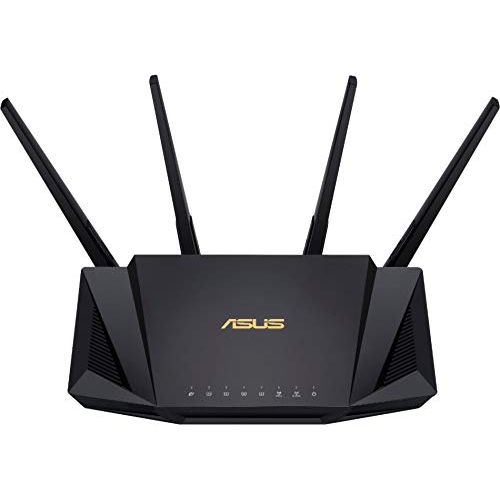  Amazon Renewed ASUS RT AX58U Dual Band WIFI Router (RT AX3000) (Renewed)