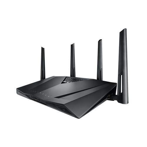  Amazon Renewed ASUS Route AC3100 Dual Band Wi Fi Router with double gaming boost, AiMesh for mesh wifi system and MU MIMO (Renewed)