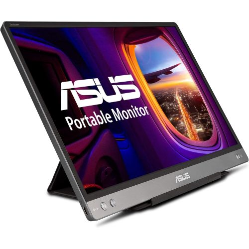  Amazon Renewed ASUS ZenScreen MB14AC 14” Portable USB Type C Monitor, 1080P Full HD, IPS, Eye Care, Anti Glare Surface, External Screen for Laptop, Hybrid Signal Solution (Renewed)