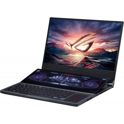  Amazon Renewed ASUS ROG Zephyrus Duo Gaming Laptop 15.6 UHD 4K Gsync + Secondary Display Core i9 10980HK, NVIDIA GeForce RTX 2080 Super, 32GB DDR4, 2TB RAID 0 Win 10 Pro GX550LXS XS99 (Renewed)