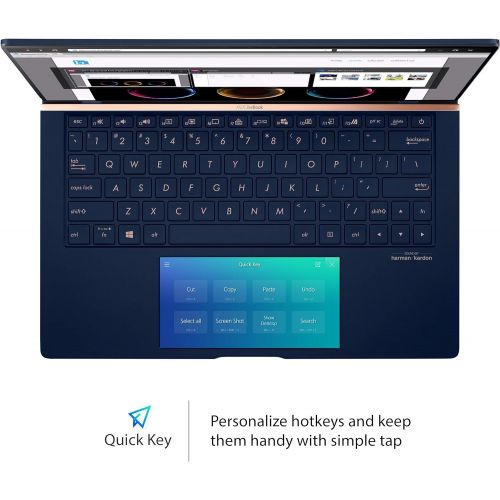  Amazon Renewed Asus ZenBook 13 Ultra Slim Laptop 13.3A Full HD NanoEdge Bezel, Intel Core i7 10510U, 16GB RAM, 512GB PCIe SSD, Innovative Screenpad 2.0, Windows 10 Pro UX334FLC AH79, Royal Blue