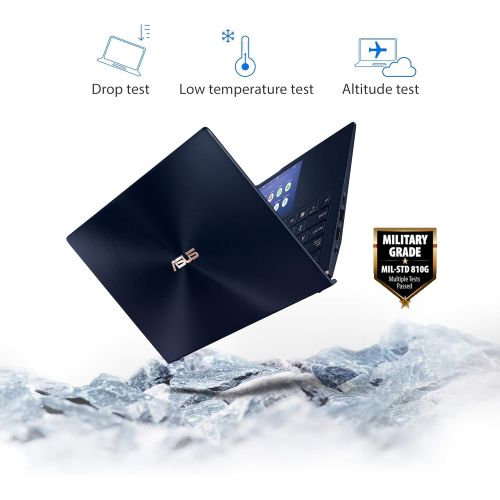  Amazon Renewed Asus ZenBook 13 Ultra Slim Laptop 13.3A Full HD NanoEdge Bezel, Intel Core i7 10510U, 16GB RAM, 512GB PCIe SSD, Innovative Screenpad 2.0, Windows 10 Pro UX334FLC AH79, Royal Blue