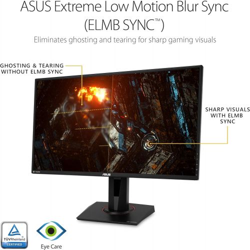  Amazon Renewed ASUS VG27AQ TUF Gaming 27 2K HDR Gaming Monitor, WQHD (2560 x 1440), 165Hz (Supports 144Hz) (Renewed)