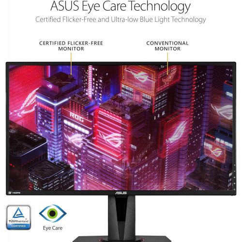  Amazon Renewed ASUS VG27AQ TUF Gaming 27 2K HDR Gaming Monitor, WQHD (2560 x 1440), 165Hz (Supports 144Hz) (Renewed)