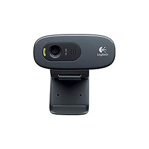  Amazon Renewed Logitech C270 3 Megapixels HD Webcam - 720p Video - Widescreen - USB 2.0 Interface - Black (Renewed)