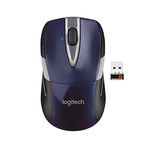  Amazon Renewed Logitech Wireless Mouse M525 - Navy/Grey (Certified Refurbished)