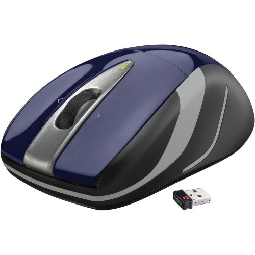  Amazon Renewed Logitech Wireless Mouse M525 - Navy/Grey (Certified Refurbished)