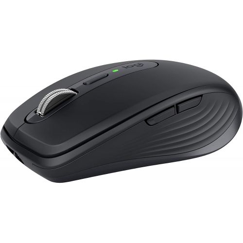  Amazon Renewed Logitech MX Anywhere 3 Compact Performance Mouse, Wireless, Comfort, Fast Scrolling, Any Surface, Portable, 4000DPI, Customizable Buttons, USB-C, Bluetooth - Graphite (Renewed)