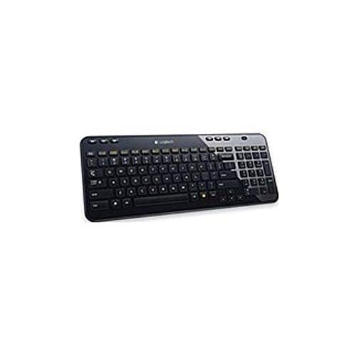  Amazon Renewed Logitech 920-004088 K360 Wireless RF Keyboard - USB - 2.4 GHz - Glossy Black (Renewed)