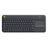 Amazon Renewed Logitech Wireless Touch Keyboard K400 Plus with Built-In Touchpad for Internet-Connected TVs (Renewed)