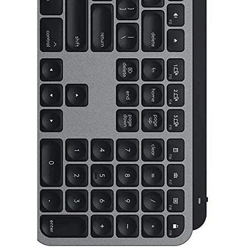  Amazon Renewed Logitech MX Keys Advanced Illuminated Wireless Keyboard for Mac - Bluetooth/USB (Renewed)