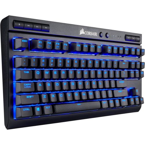  Amazon Renewed CORSAIR K63 Wireless Mechanical Gaming Keyboard, Backlit Blue Led, Cherry MX Red - Quiet & Linear (Renewed)