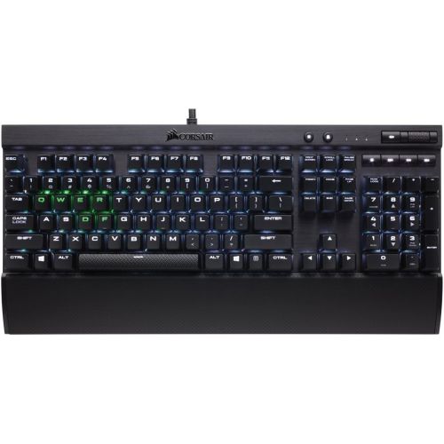  Amazon Renewed CORSAIR K70 RGB MK.2 RAPIDFIRE Mechanical Gaming Keyboard - USB Passthrough & Media Controls - Fastest & Linear - Cherry MX Speed - RGB LED Backlit (Renewed)