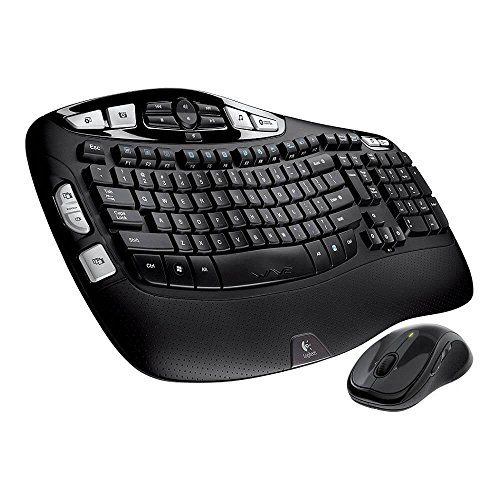  Amazon Renewed Logitech Wireless Wave Combo Mk550 With Keyboard and Laser Mouse (Renewed)