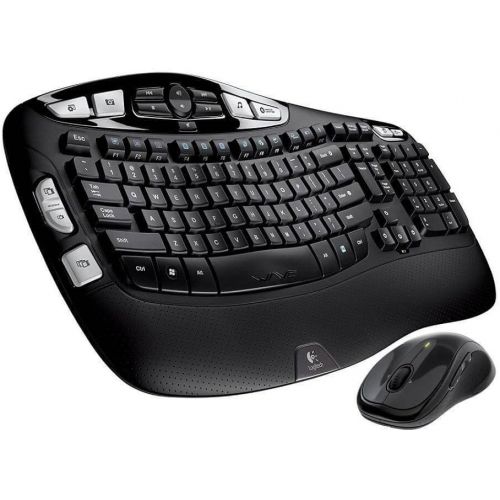  Amazon Renewed Logitech Wireless Wave Combo Mk550 With Keyboard and Laser Mouse (Renewed)