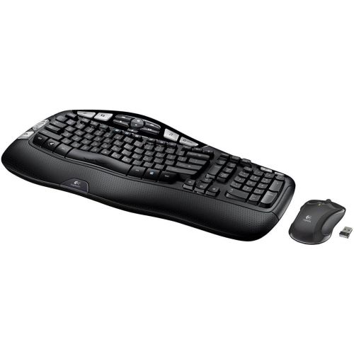  Amazon Renewed Logitech Wireless Wave Combo Mk550 With Keyboard and Laser Mouse (Renewed)