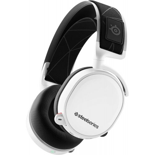  Amazon Renewed SteelSeries Arctis 7 (2019 Edition) Lossless Wireless Gaming Headset with DTS Headphone:X v2.0 Surround for PC and PlayStation 4 - White (Renewed)
